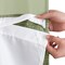 Americanflat 72x75 Hookless Waffle Pattern Shower Curtain - Water-Resistant Long Shower Curtain with Sheer Panel, Snap-In Liner, and Grommets